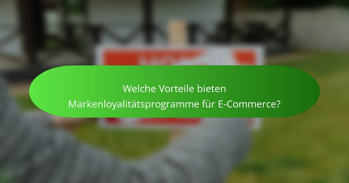 Welche Vorteile bieten Markenloyalitätsprogramme für E-Commerce?