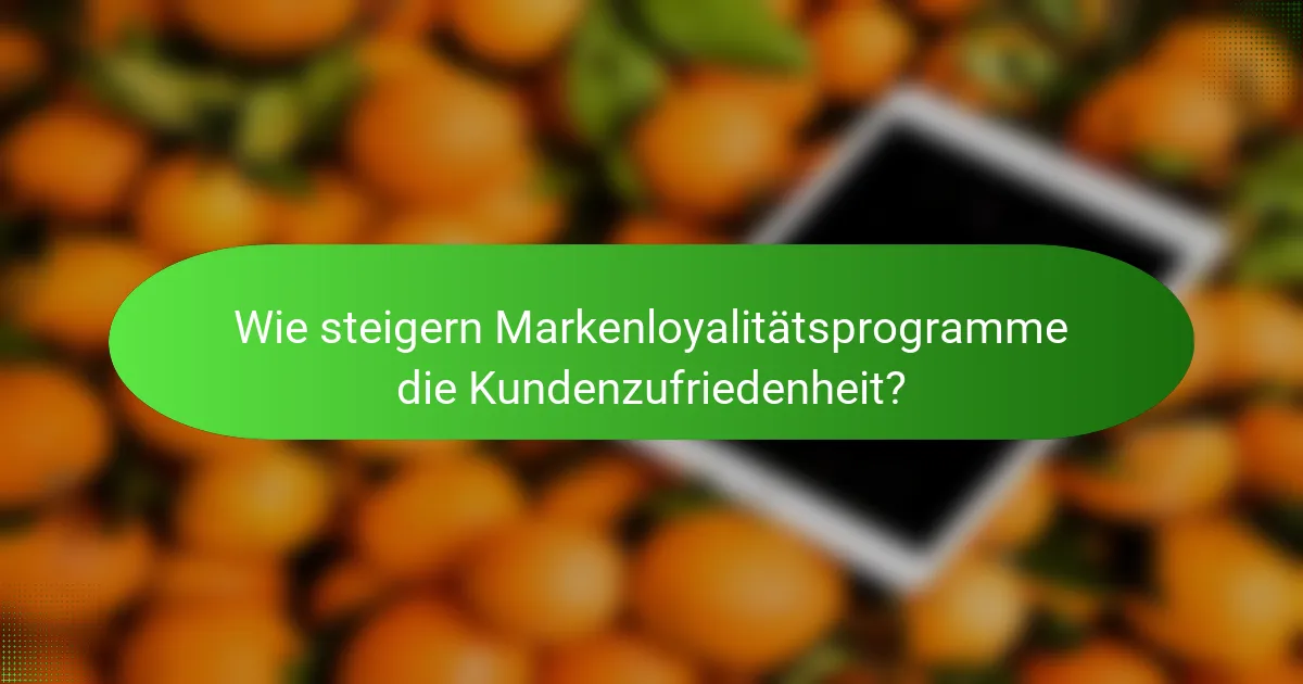 Wie steigern Markenloyalitätsprogramme die Kundenzufriedenheit?